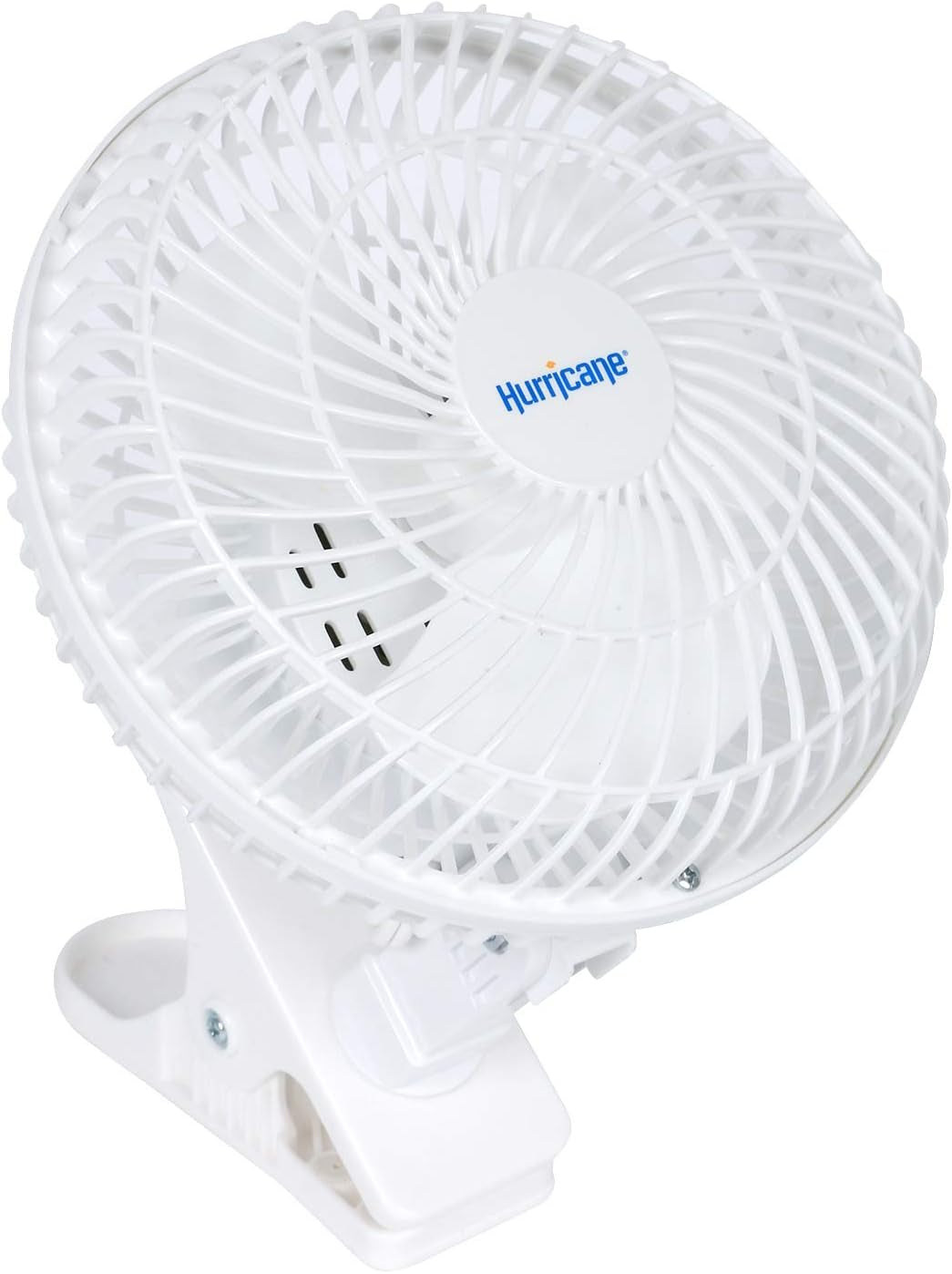 Classic Clip Fan with Tilt, 2 Speeds, White, 6In