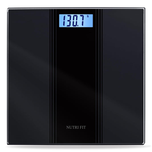 Scale for Body Weight Digital Bathroom Scale Large Size Black