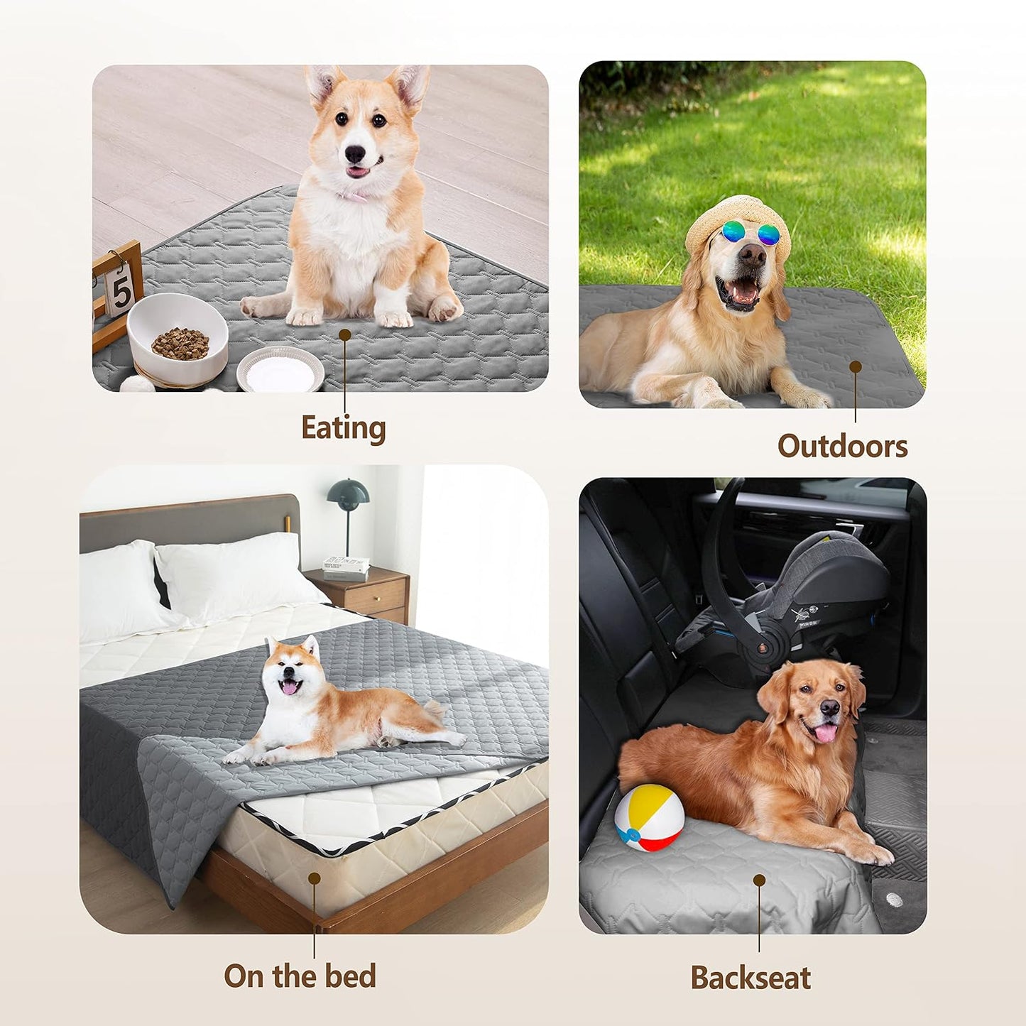 Waterproof Blanket, Couch Covers for Dogs, Reversible Protector