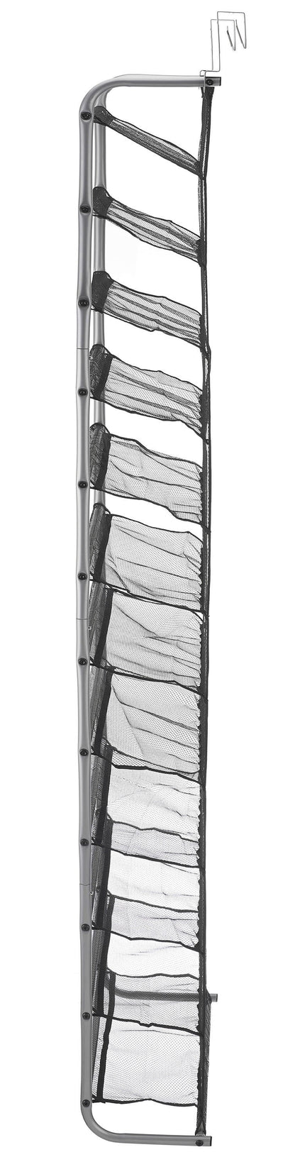 Over-The-Door Shoe Rack, Fits up to 36 Pairs, Space Saving, Mesh Lined, Tear Resistant